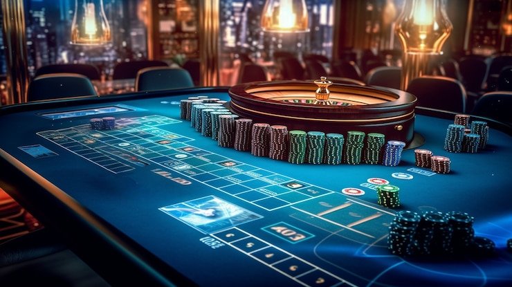 Mobile interface showing match schedule with upcoming Liga 1 fixtures and live casino table times